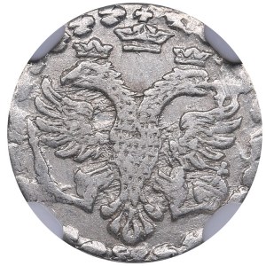 Russia Altyn 1704 БК - Peter I 1699-1725) NGC AU 55