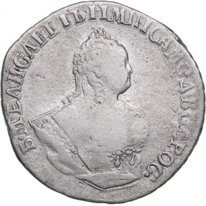 Russia Grivennik 1754 МБ - Elizabeth (1741-1762)