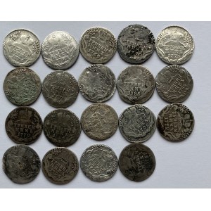 Russia small collection of Grivennik coins - Catherine II (1762-1796) (19)