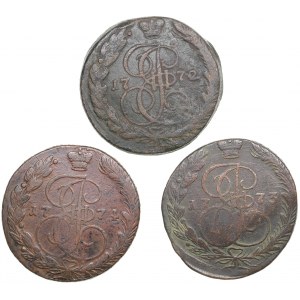 Russia 5 kopecks 1772-1774 EM - Catherine II (1762-1796) (3)