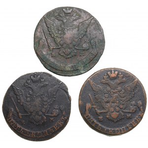 Russia 5 kopecks 1776-1778 EM - Catherine II (1762-1796) (3)