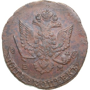 Russia 5 kopecks 1780 ЕМ - Catherine II (1762-1796)