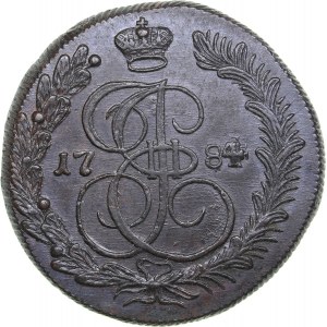 Russia 5 kopecks 1784 КМ - Catherine II (1762-1796)