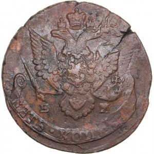 Russia 5 kopecks 1786 ЕМ - Catherine II (1762-1796)