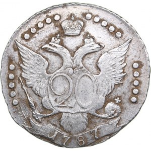 Russia 20 kopecks 1787 СПБ - Catherine II (1762-1796)