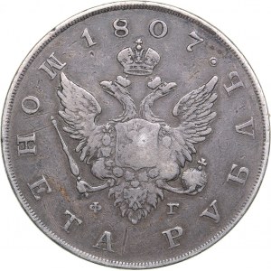 Russia Rouble 1807 СПБ-ФГ - Alexander I (1801-1825)