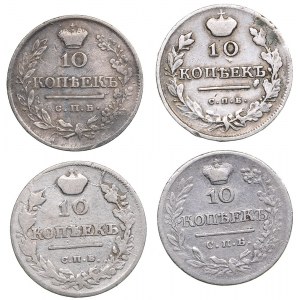 Russia 10 kopeks 1816-1821 - Alexander I (1801-1825) (4)