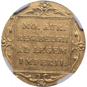 Russia Ducat 1818 - Russian imitation of Netherlands gold ducat NGC AU 53