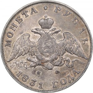Russia Rouble 1831 СПБ-НГ - Nicholas I (1826-1855)