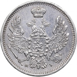 Russia 10 kopeks 1854 СПБ-ПА - Nicholas I (1826-1855)