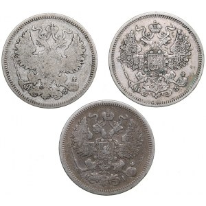 Russia 20 kopeks 1865-1866 - Alexander II (1854-1881) (3)