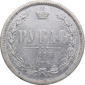 Russia Rouble 1877 СПБ-НI - Alexander II (1854-1881)
