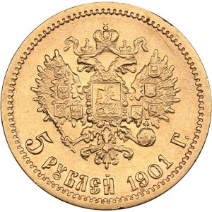 Russia 5 roubles 1901 AP - Nicholas II (1894-1917)