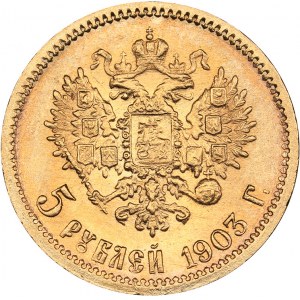 Russia 5 roubles 1903 AP - Nicholas II (1894-1917)