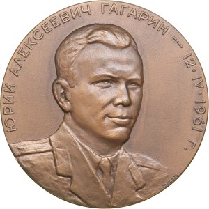 Russia - USSR table medal Yuri A. Gagarin - 12 of April 1961