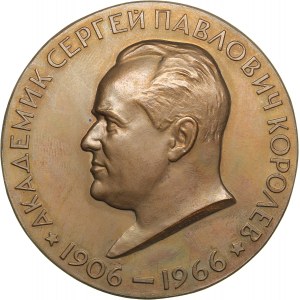 Russia - USSR table medal 60 years since the birth of S.P. Korolev. 1966