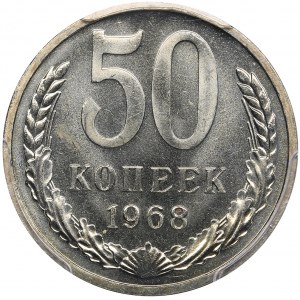 Russia - USSR 50 kopecks 1968 PCGS MS66