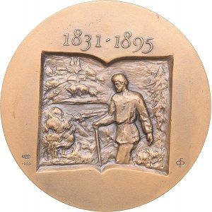 Russia - USSR table medal 150th Birth Anniversary of N.S. Leskov 1982