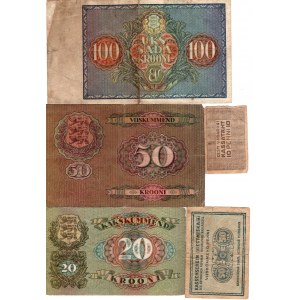 Estonia lot of paper money (13)