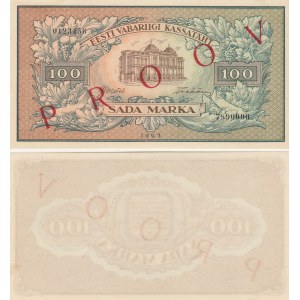 Estonia 100 marka 1923 SPECIMEN
