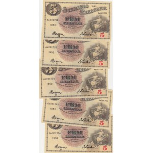 Sweden 5 kronor 1952 (5)