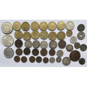 Estonia, Poland, Latvia, Livonia, Sweden, Australia, Finland, Hungary, France, Lithuania, Netherland lot of coins (45)
