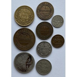 Estonia, Russia, Sweden lot of coins (9)