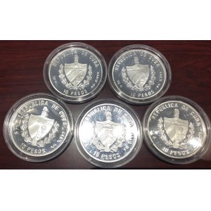 Cuba lot of coins - Olympics (5)