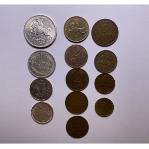 Latvia and Lithuania lot of coins (13)