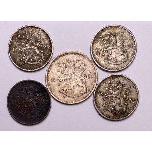 Finland lot of coins  1921-1937 (5)