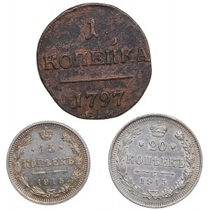 Russia lot of coins 1797-1915 (3)