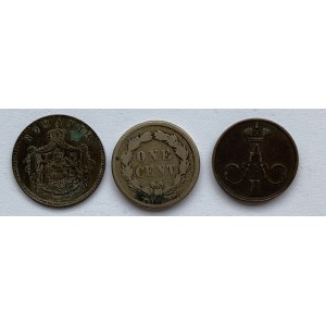 Russia, Romania, USA lot of coins (3)