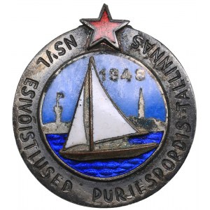 Russia - USSR badge USSR Sailing Championships in Tallinn in 1948