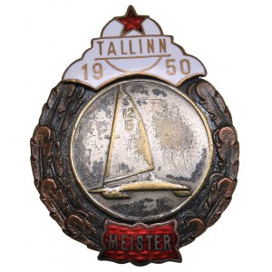Russia - USSR badge USSR Sailing champion Tallinn 1950