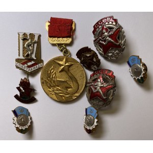Russia - USSR small collection of sports badges (9)