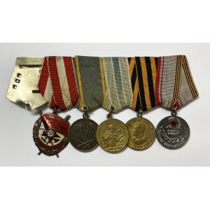 Russia - USSR orders and medals block