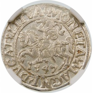 Zygmunt II August, Półgrosz 1547, Wilno – LI/LITVA