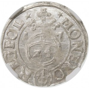 Zygmunt III Waza, Półtorak 1617, Bydgoszcz – Sas w tarczy owalnej