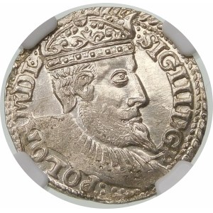 Zygmunt III Waza, Trojak 1598, Olkusz – duże popiersie