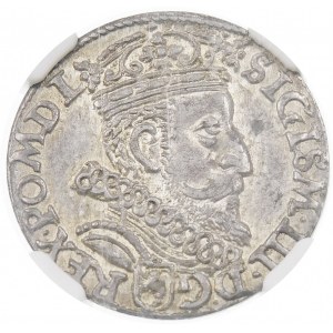 Zygmunt III Waza, Trojak 1601, Kraków – głowa w prawo
