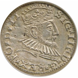 Zygmunt III Waza, Trojak 1591, Ryga – krzyżyki
