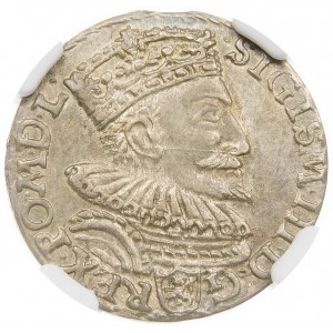 Zygmunt III Waza, Trojak 1594, Malbork – pierścień zamknięty