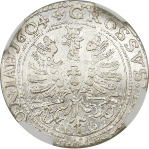 Zygmunt III Waza, Grosz 1604, Kraków – rzadki i piękny