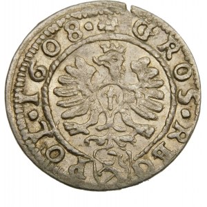 Zygmunt III Waza, Grosz 1608, Kraków – rozety