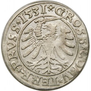 Zygmunt I Stary, Grosz 1531, Toruń – odmiana – rzadsza