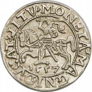 Zygmunt II August, Półgrosz 1557, Wilno – LI/LITV