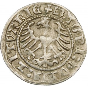 Zygmunt I Stary, Półgrosz 1512, Wilno – przebitka daty I/ZZ – b. rzadki