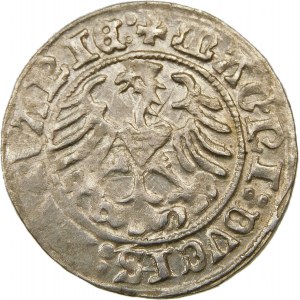 Zygmunt I Stary, Półgrosz 1510, Wilno – duże zero, dwukropek – przebitka daty 1510/9