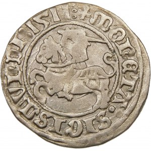 Zygmunt I Stary, Półgrosz 1511, Wilno – trzykropek – b. rzadki
