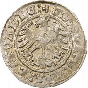 Zygmunt I Stary, Półgrosz 1512, Wilno – błąd, SIGISMVNI – b. rzadki